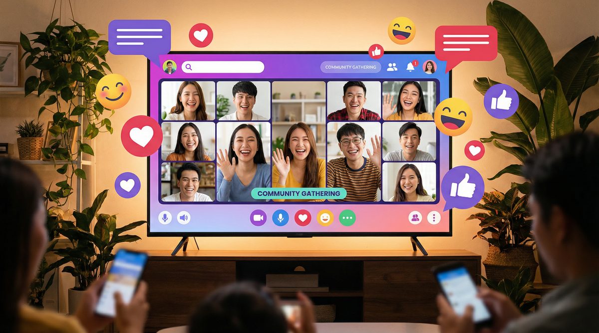 芭乐视频视频社区互动场景